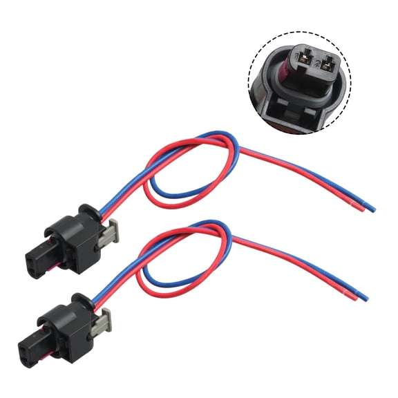 2 Side Marker Lamp Connector Plug Pigtail Harness for Ram 1500 Dodge Charger