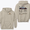 thumbnail image 1 of 2 Side-Porsche 911 GT3 RS Aesthetic - Trending for Fans- -Clothing- Trend Classic Menswear Unisex Comfort Hoodie, Color: White, Size: L, 1 of 2