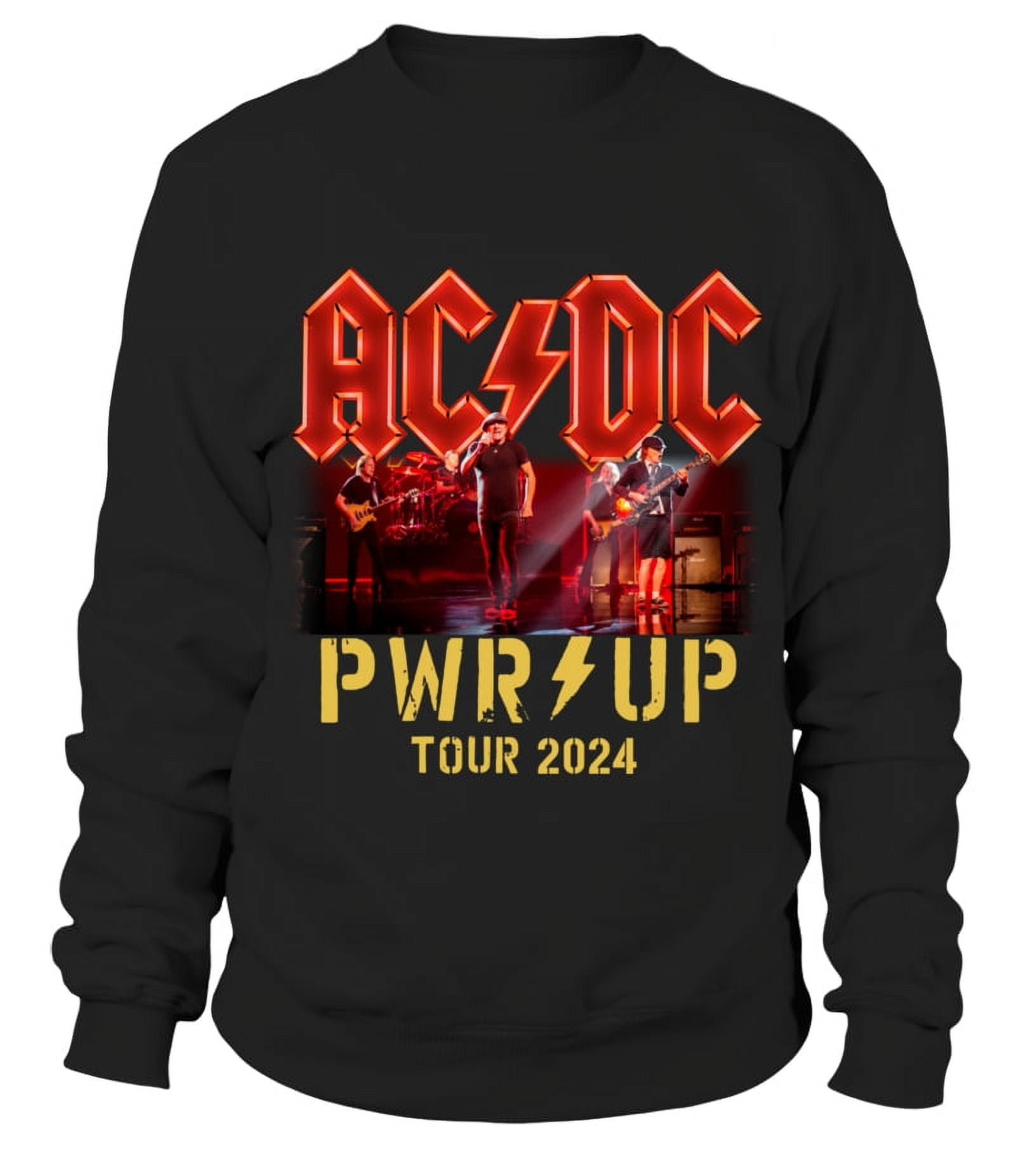 2-Sided - AC-DC 2024 'Power Up' Tour Sweatshirt Unisex - Walmart.com