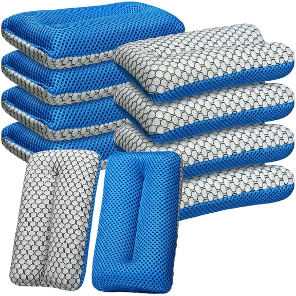 2-Sided Bug and Tar Sponge, Microfiber Car Scrubber, Soft Mesh Scratch-Free Sponge for Truck SUV RV Boat Motorcycle