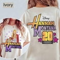 thumbnail image 1 of 2-Sided Hannah Montana 20Th Anniversary Comfort Colors T-Shirt, Channel Pop Star Tee, Magic Kingdom, 1 of 5