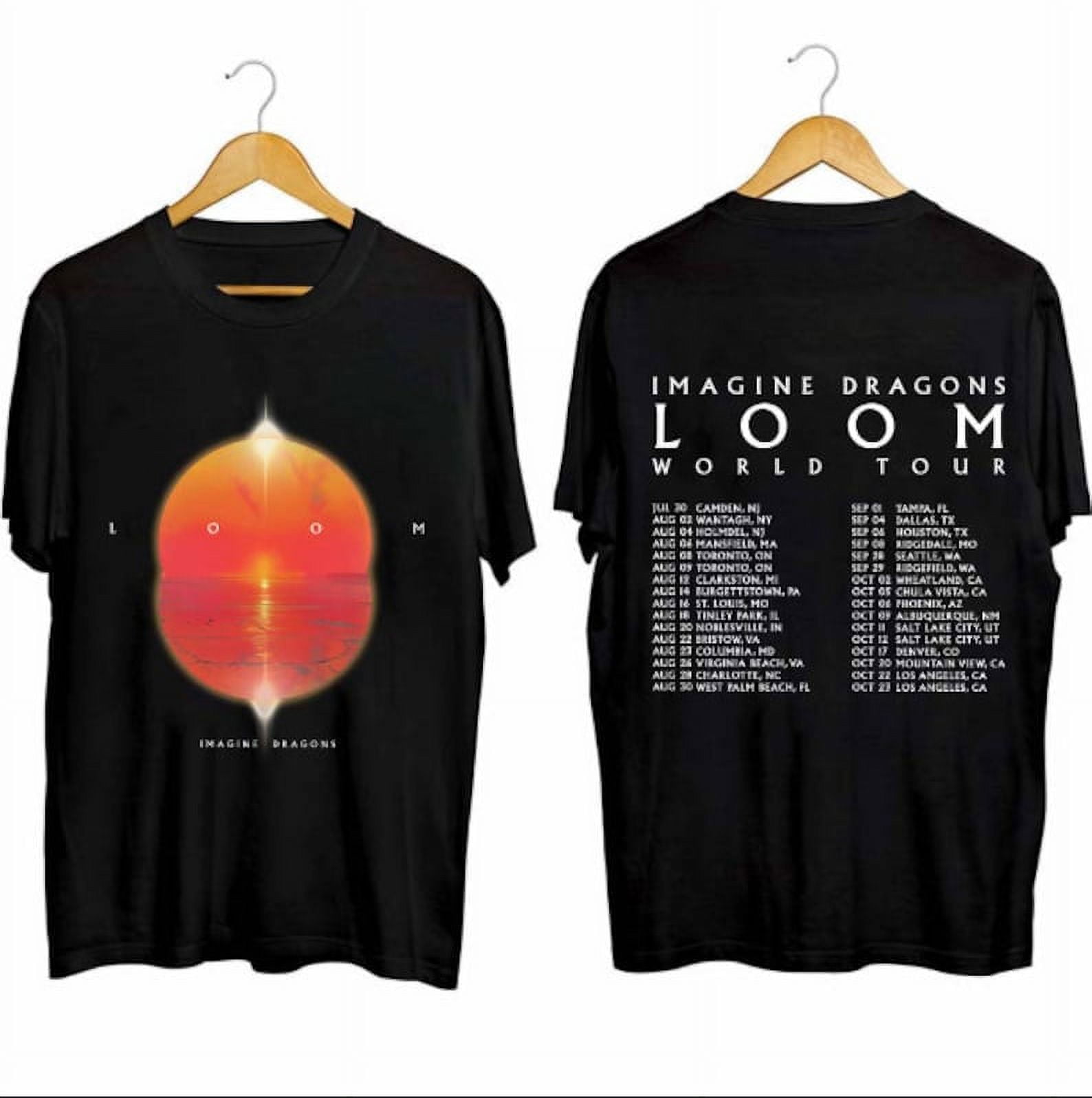 2 Sided Imagine Dragons Loom Tour 2024 Unisex Shirts and Youth Shirt