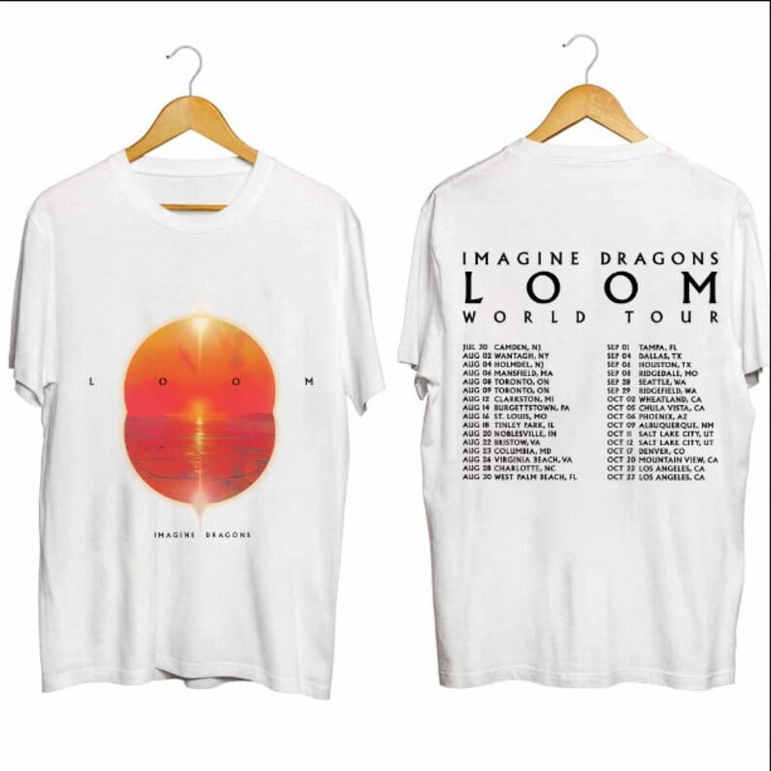 2 Sided Imagine Dragons Loom Tour 2025 Unisex Shirts and Youth Shirt