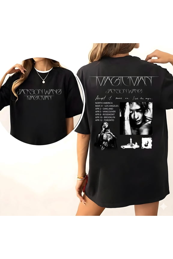2 Sided Jacksoon Wang Magic Man 2 Graphic T-Shirt, Life Is Great, 100 Ways Unisex Tee, MHS03