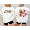 thumbnail image 1 of 2-Sided Mickey's Very Merry Christmas Party 2025 Sweatshirt, Disney Santa Mickey And Friends Group Christmas Lights , Disneyland Xmas Shirt,White Color,Size 3XL, 1 of 5
