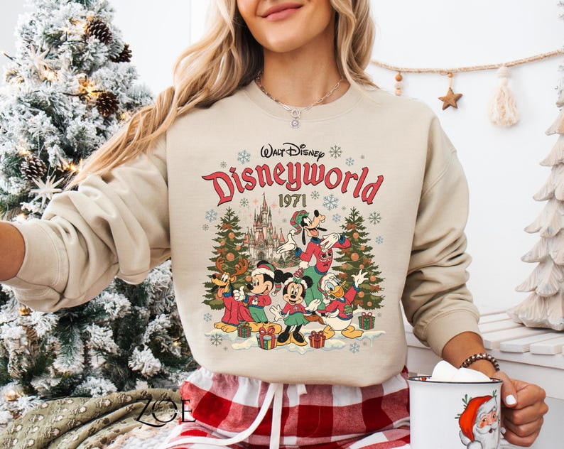 2Sided Mickey's Very Merry Christmas Party 2024 Sweatshirt, Disney