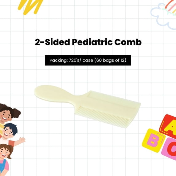 2-Sided Pediatric Comb FreshScent 720's units/cs