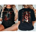 thumbnail image 1 of 2 Sided Silent Hill F T-Shirt, Horror Game Vintage Cotton Tee for Gaming Lover, 1 of 5