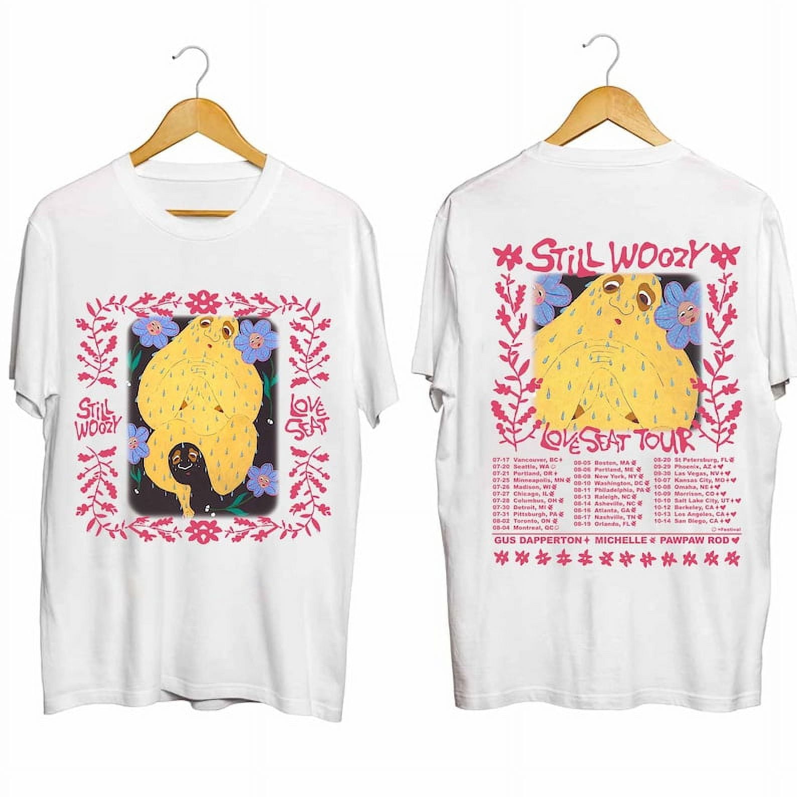 2 Sided Tee, Still Woozy Loveseat Tour 2024 Shirt, Still Woozy Fan