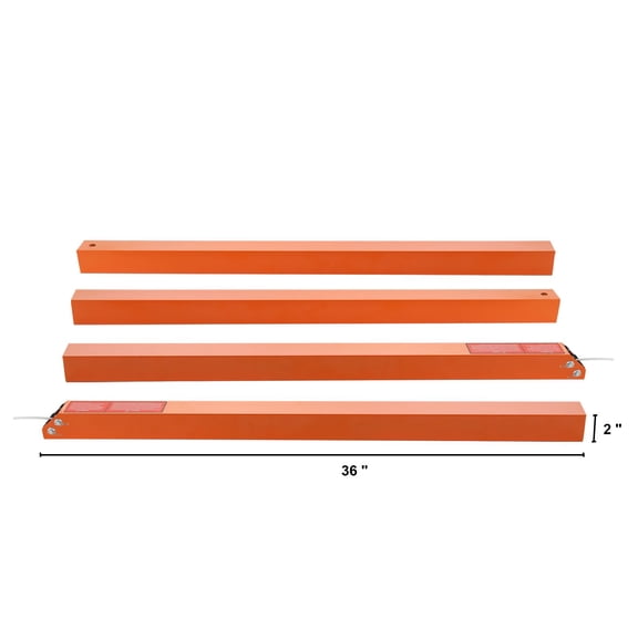 2-Sided Trailer Tailgate Lift Assist, 360 lbs Load Capacity, Compatible with Open Utility Trailer Tailgate and Ramp, with 10 to 24 Inch Heights Side Rail and 4 to 6 Feet Height Tail Gate or Ramp