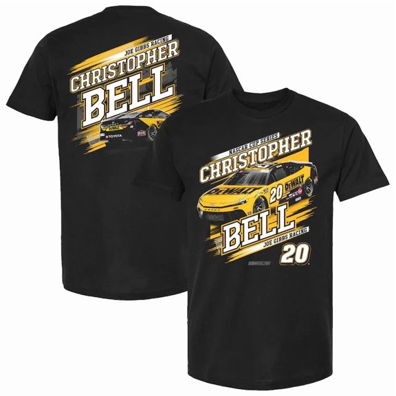 2 Sides Christopher Bell #20 2025 Joe Gibb Team Racing Car Graphic T-Shirt, Gift Fan Shirt