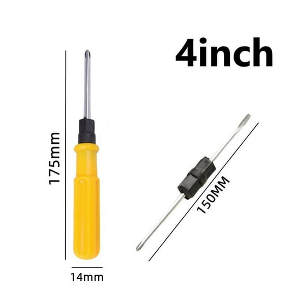 2 Sides Double Head Slotted Cross Screwdrivers Remover Repair Tools Hand Tool