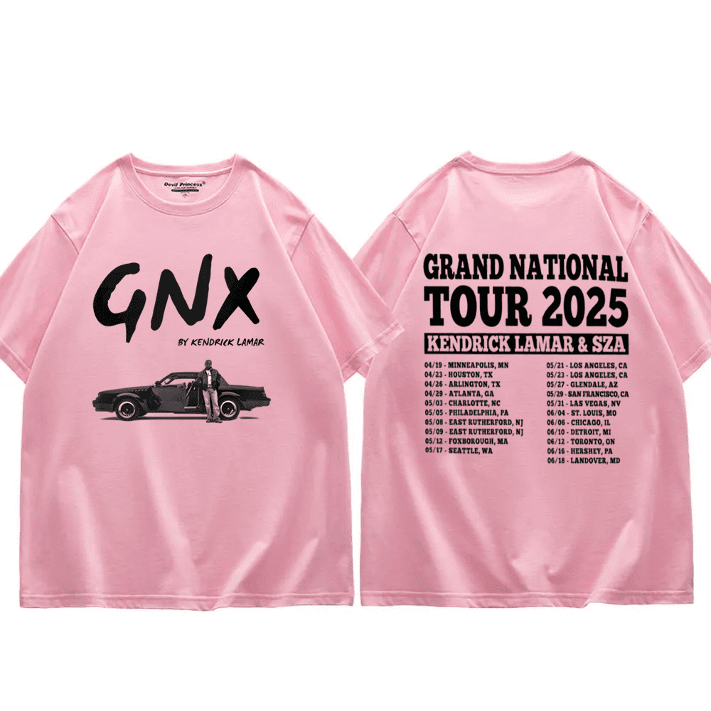 2 Sides Grand National Tour 2025 Unisex Tshirt, Kendrick Lamar GNX