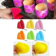 thumbnail image 1 of 2 Silicone Gloves Pinch Non Slip Oven Mitt Heat Resistant Pot Holder Hot Baking, 1 of 5