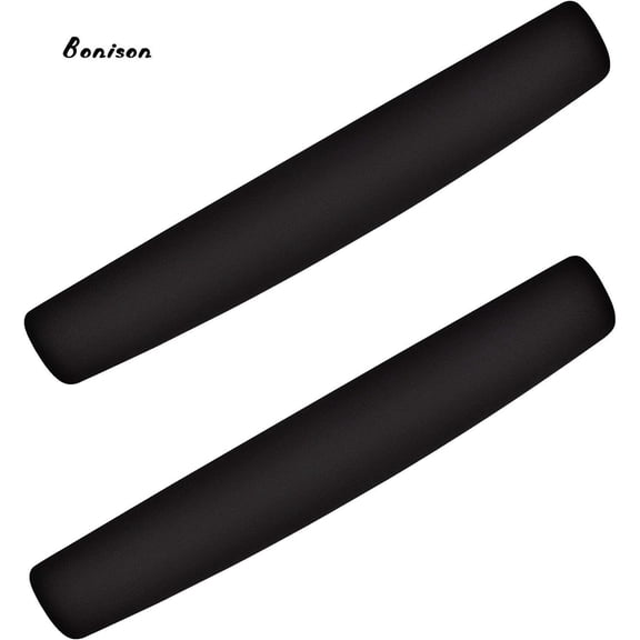 2 Silicone Keyboard Wrist Rest Pad - Non-Slip Durable & Comfortable for Easy Typing & Pain Relief, Breathable Silicone Material for All Users, Strong Grip Designed for Office & Home Use 15.7X2.2 in
