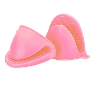 Silicone Oven Mitts (pair) - Pink – Wrapables