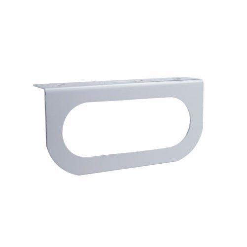 (2) Single Stainless Steel Brackets / Fits 6" Oval LED Stop Turn Tail Lights