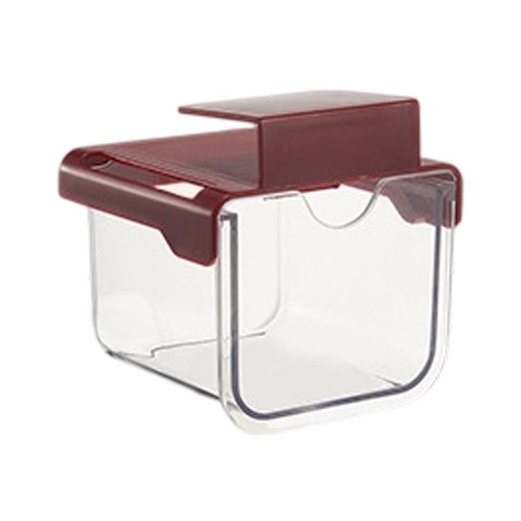2 Size Clear ABS Storage Box For Bathroom Glass Cabinet Keep Your Cosmetics Organized Without Wall Damage