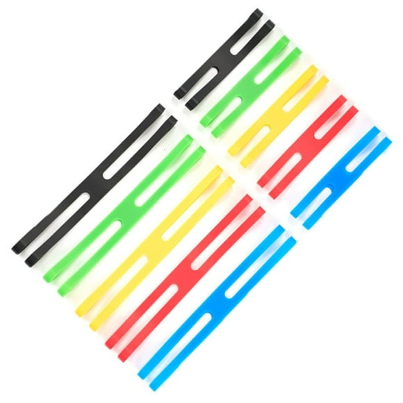 2 Size Multicolors Elastic H Bands Strap for Book Binding, Art Projects, Outdoor