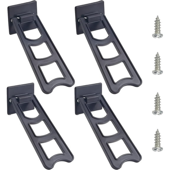 2 Sizes 10 Sets Picture Frame Easel Back Cardboard Easel Backs Support Plastic Picture Display Stand Photo Frame Display Holder Craft DIYBlack for DIY