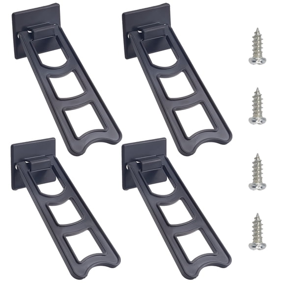 2 Sizes 10 Sets Picture Frame Easel Back Cardboard Easel Backs Support Plastic Picture Display Stand Photo Frame Display Holder Craft DIYBlack DIY