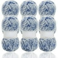 thumbnail image 1 of 2 Skeins/6Skeins Super Soft Fur Yarn Chunky Fluffy Faux Fur Yarn Eyelash Yarn for Crochet Knit-Total Length 2×32m(2×35yds,50g×2) or 6×32m(6×35yds,50g×6), 1 of 5