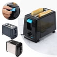 thumbnail image 1 of 2 Slice Extra Wide Slot Toaster, Stainless Steel Toaster Machine with 6 Toast Settings, Removable Crumb Tray and Compact Design for Toasting Bread, Bagels, Waffles and Puff Pastry, 1 of 7