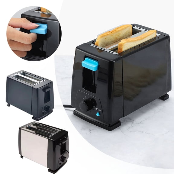 2 Slice Extra Wide Slot Toaster, Stainless Steel Toaster Machine with 6 Toast Settings, Removable Crumb Tray and Compact Design for Toasting Bread, Bagels, Waffles and Puff Pastry
