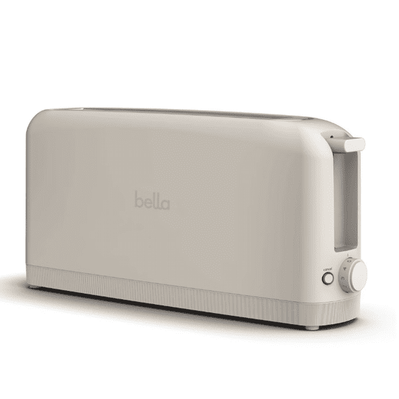 2 Slice Slim Toaster, Compact Electric Bread Toaster with Space-Saving Design for Everyday Toasting
