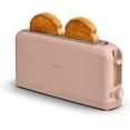 thumbnail image 1 of 2 Slice Slim Toaster, Fits-anywhere™ Kitchenware, 6 Setting Shade Control with Reheat & Cancel Buttons, Fits sourdough, 10” Long Slot, Anti Jam & Auto Shutoff, 900 Watt, Oatmilk, 1 of 8