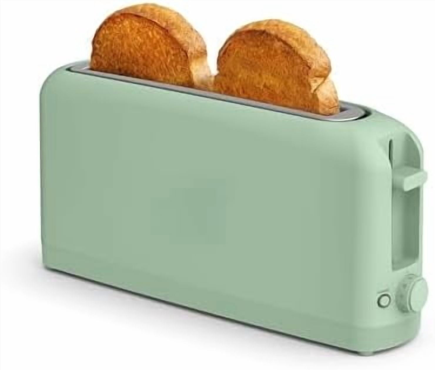 2 Slice Slim Toaster, Fits-anywhere™ Kitchenware, 6 Setting Shade Control with Reheat & Cancel Buttons, Fits Sourdough, 10” Long Slot, Anti Jam & Auto Shutoff, 900 Watt, Seaglass
