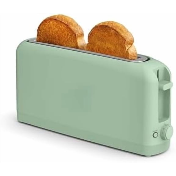 2 Slice Slim Toaster, Fits-anywhere™ Kitchenware, 6 Setting Shade Control with Reheat & Cancel Buttons, Fits Sourdough, 10” Long Slot, Anti Jam & Auto Shutoff, 900 Watt, Seaglass