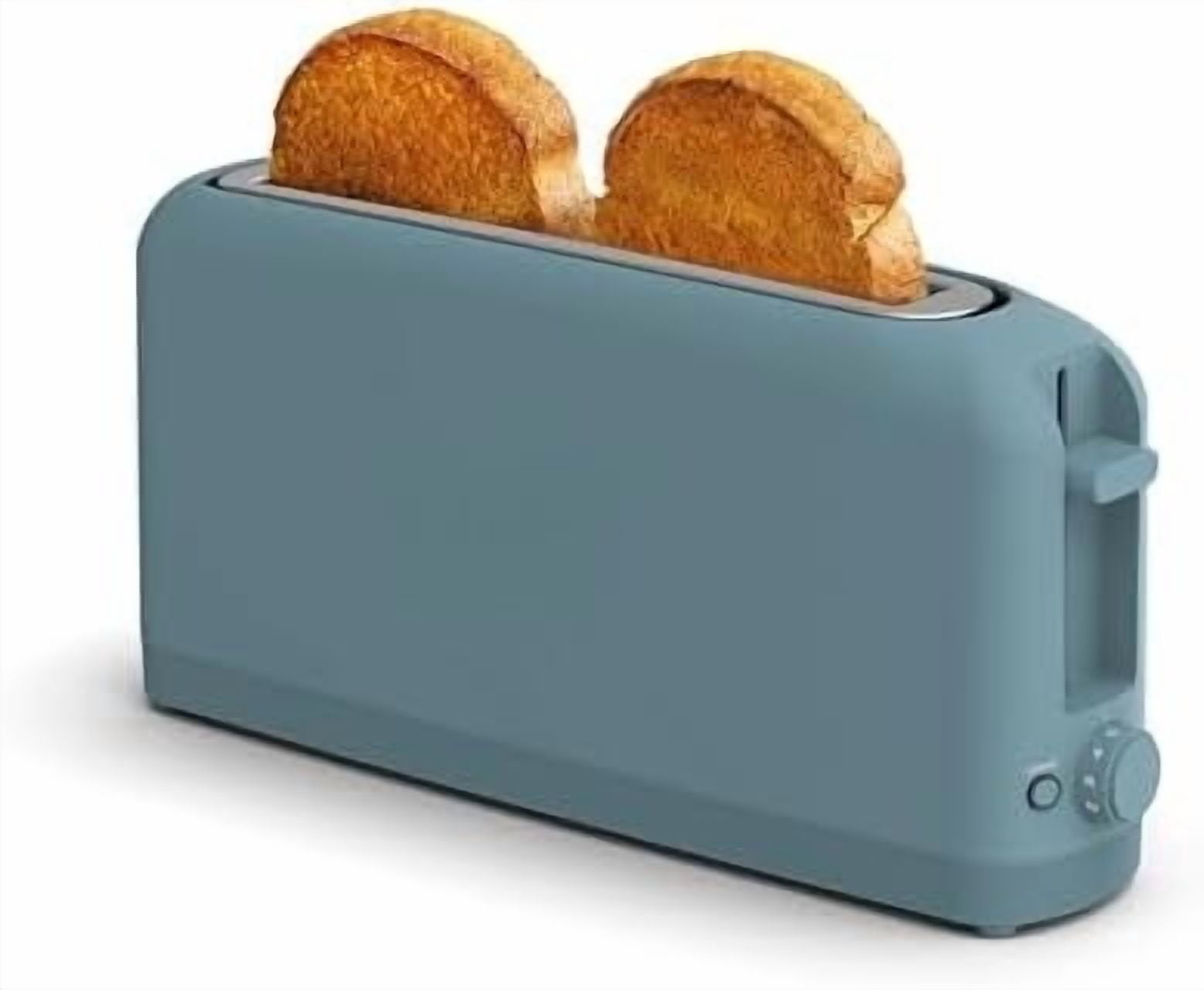 2 Slice Slim Toaster, Fits-anywhere™ Kitchenware, 6 Setting Shade Control with Reheat & Cancel Buttons, Fits Sourdough, 10” Long Slot, Anti Jam & Auto Shutoff, 900 Watt, Surf