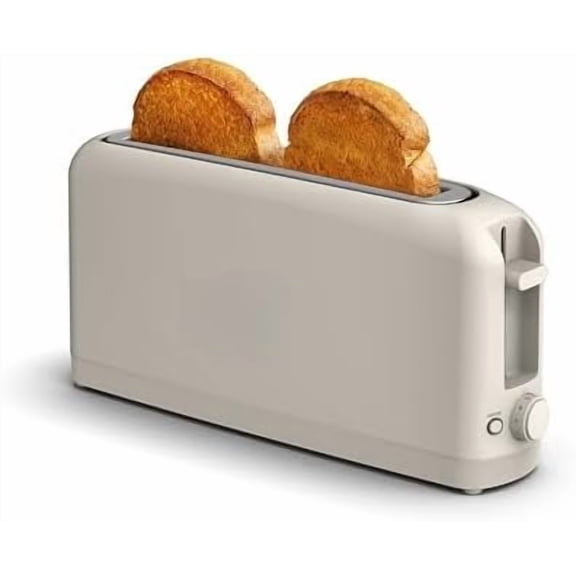 2 Slice Slim Toaster, Fits-anywhere™ Kitchenware, 6 Setting Shade Control with Reheat & Cancel Buttons, Fits sourdough, 10” Long Slot, Anti Jam & Auto Shutoff, 900 Watt, Oatmilk