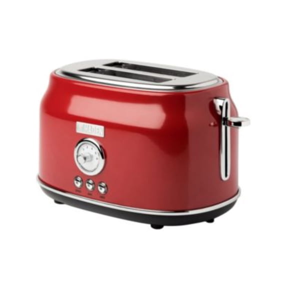 2-Slice Stainless Steel Toaster with Defrost, Bagel & Reheat Functions