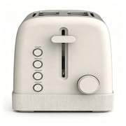 2 Slice Toaster, 6 Setting Shade Control w Reheat, Cancel, Bagel & Defrost Buttons, Removable Crumb Tray, Anti Jam & Auto Shutoff, Auto Centering Guides & Cord Wrap, 900 Watt, Oatmilk