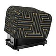2 Slice Toaster Cover, Chain Maze Pattern Waterproof Toaster Cover with