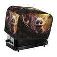 2 Slice Toaster Cover with Pockets, Adorable Bat A Toaster Oven Covers