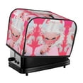 2 Slice Toaster Cover with Pockets, Cool Cute No.128 Toaster Oven