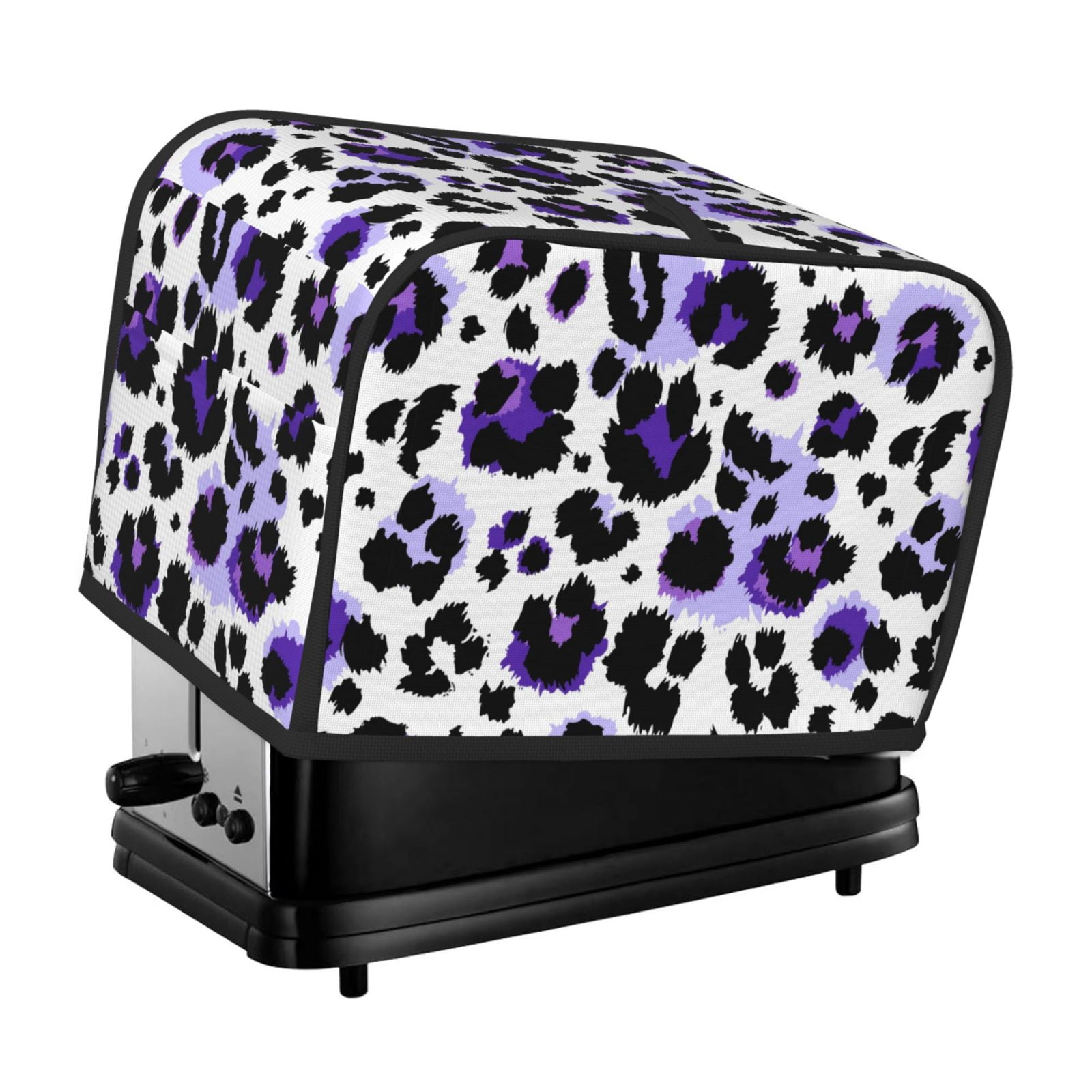 2 Slice Toaster Cover with Pockets - Geometric Wave Pattern Water Proof ...