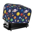 2 Slice Toaster Cover with Pockets Space colorful Water Proof
