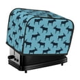 2 Slice Toaster Cover with Pockets, winter moose elk snow blue Toaster