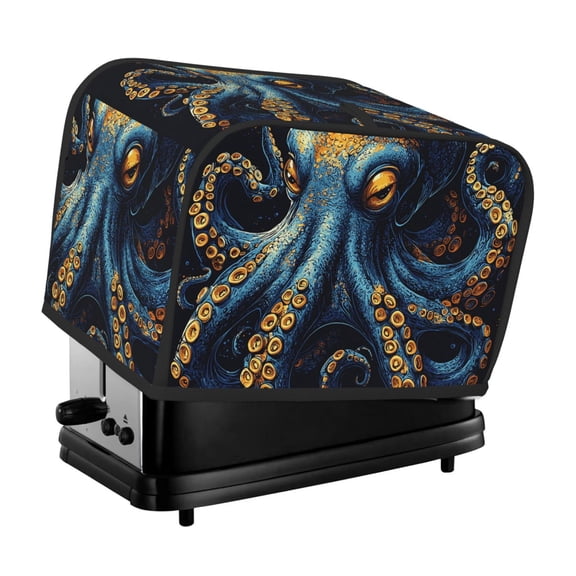 2-Slice Toaster Cover, Waterproof Dust Cover, Protective Sleeve for Small Kitchen Appliances, Octopus Tentacles Retro