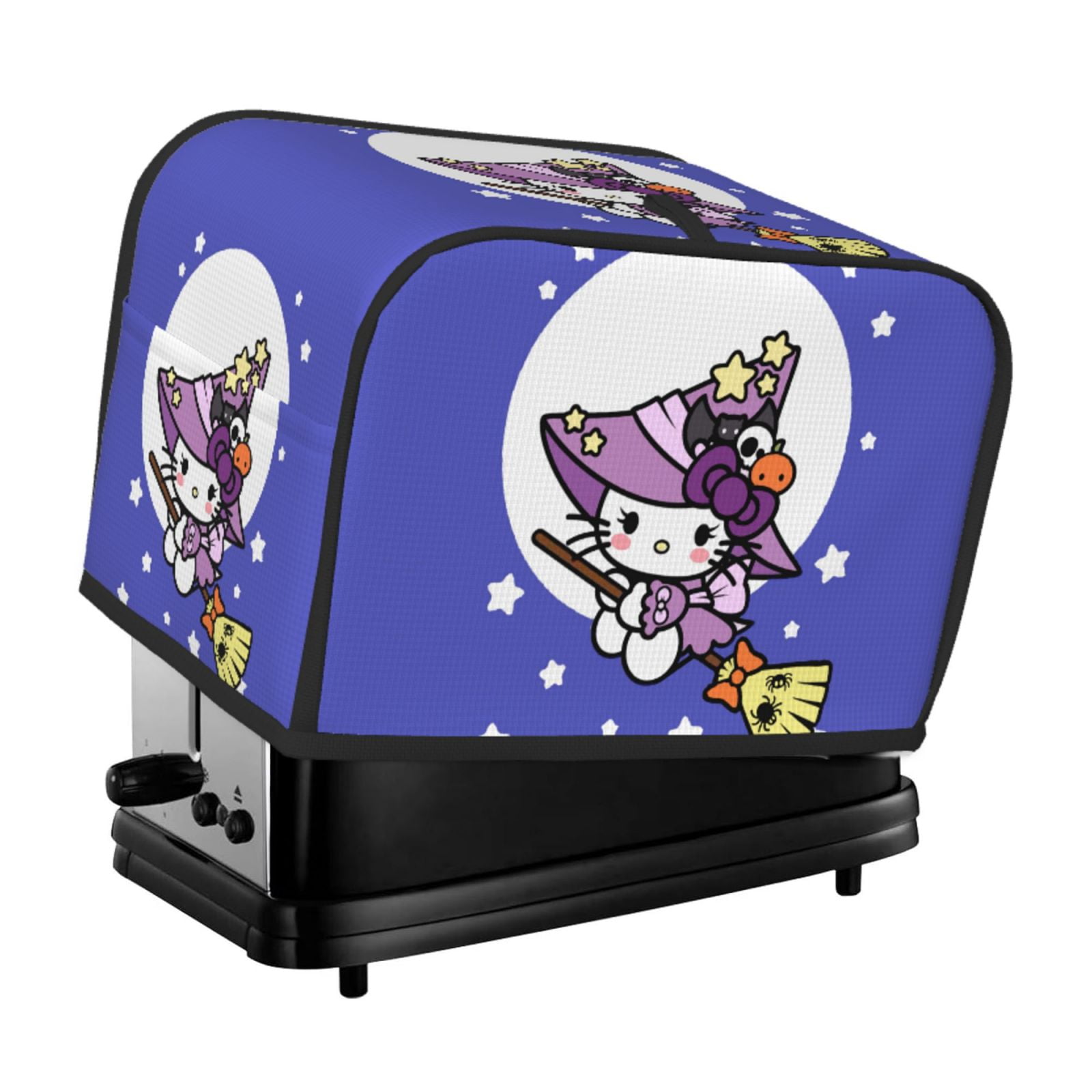 2 Slice Toaster Covers Wide Slot Decorative Reusable Bread Machine Cover Protection Hello Kitty