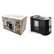 2 Slice Toaster, Quick & Even Results Every Time, Wide Slots Fit Any Size Bread Drop-Down Crumb Tray for Easy Clean Up
