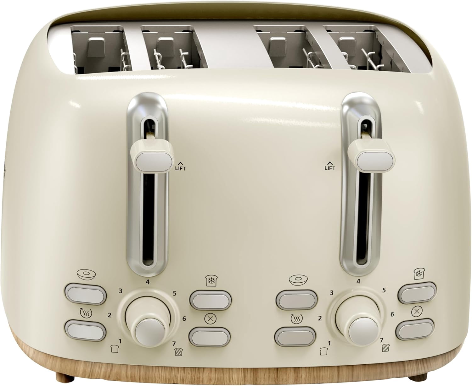 2-Slice Toaster with Extra Wide Slots, Bagel Toaster, Oat Milk