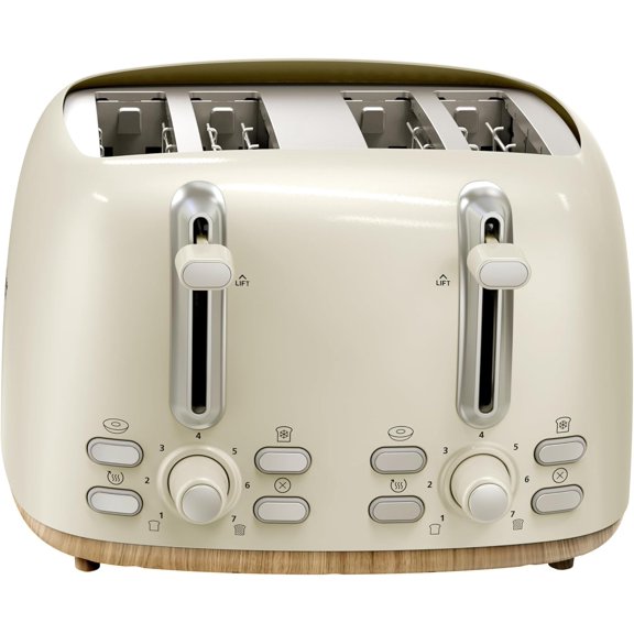 2-Slice Toaster with Extra Wide Slots, Bagel Toaster, Oat Milk