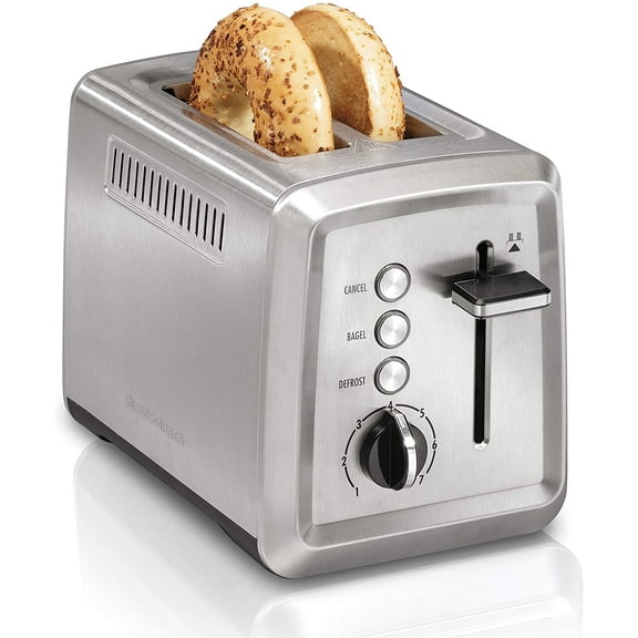 2 Slice Toaster with Extra Wide Slots & Hand Mixer - Stainless Steel, 2 Slices