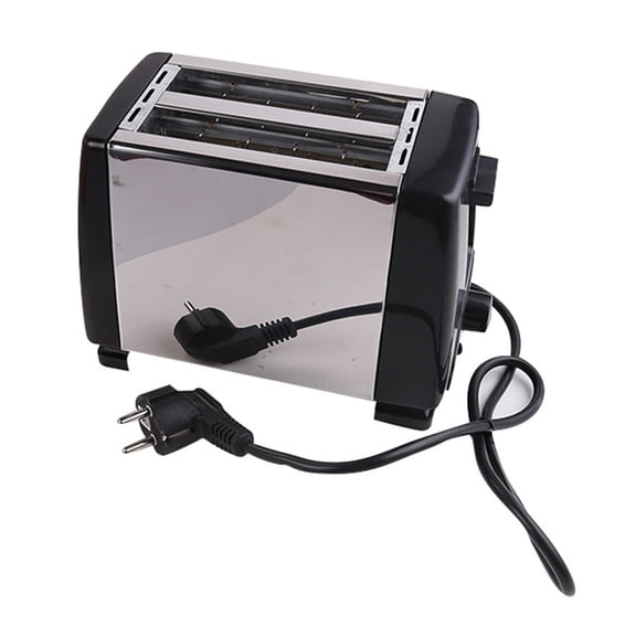 2 Slices Best Toasters Stainless Steels Black Toaster Evenly and Quickly with 2 Wide Slots for Bread Waffles