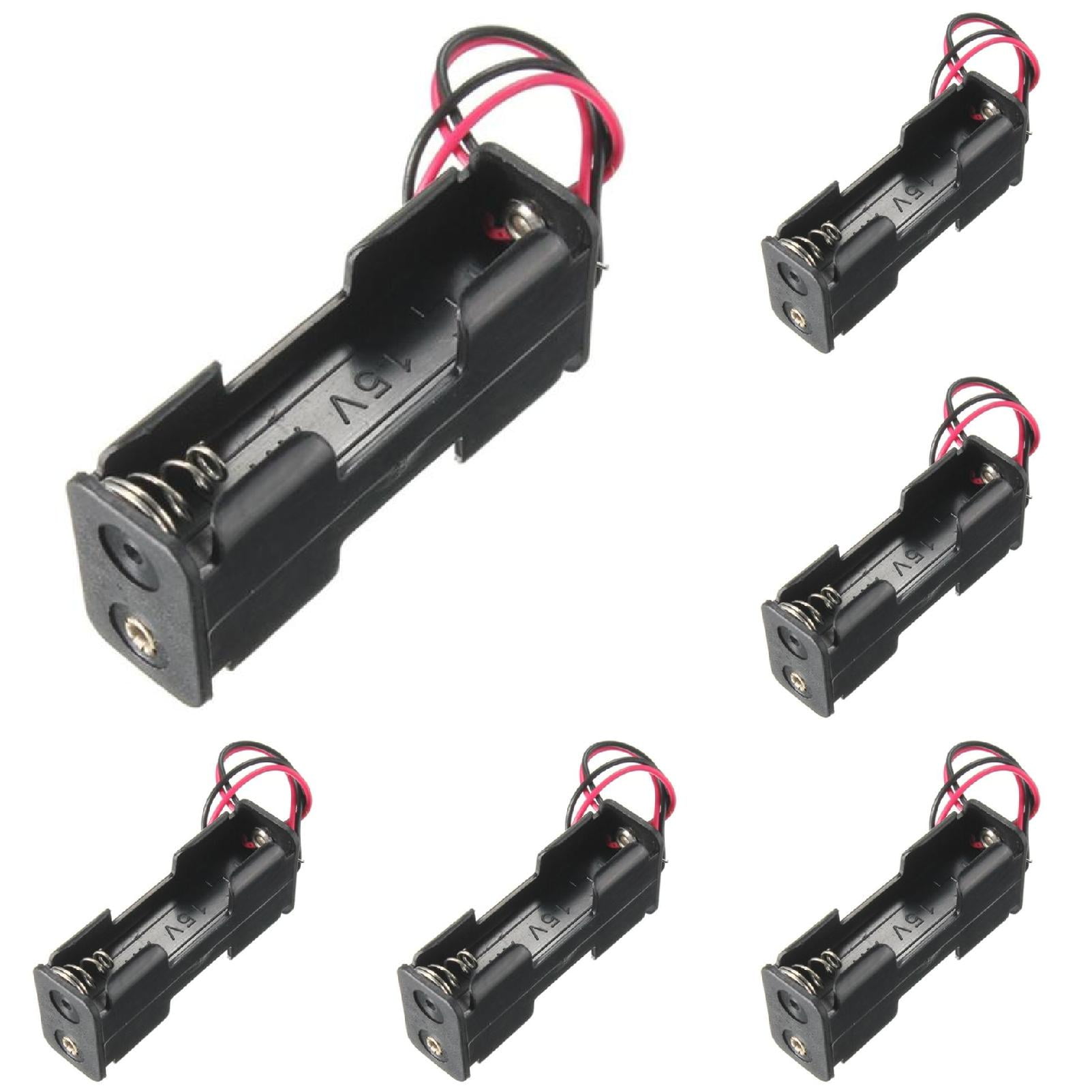2Slot 2 x AA Battery Back To Back Holder With 2PCS Rechargable Battery